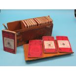 The Royal Automobile Club, set of twenty Official Touring road maps, British Isles, in a leather