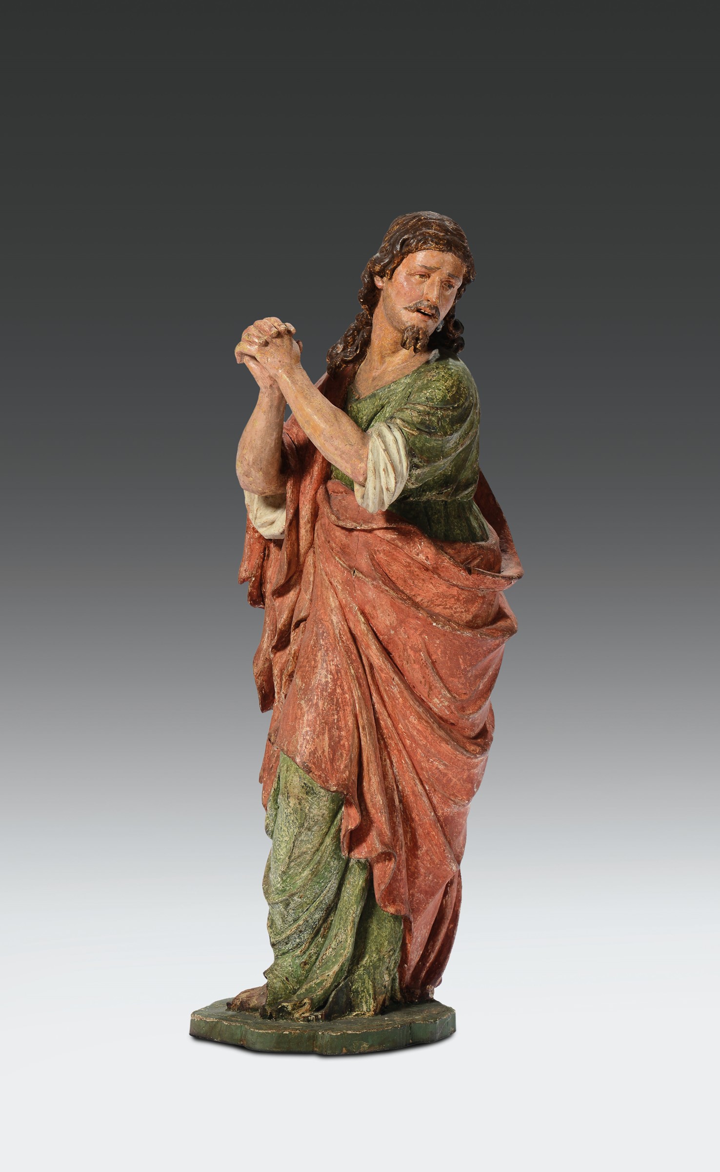 Importante gruppo ligneo per Sacro Monte raffigurante la Deposizione. Scultore lombardo attivo tra - Image 3 of 8