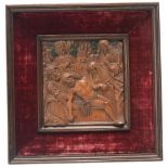 Bassorilievo in legno scolpito con la scena della Deposizione, scuola dell’Italia del Nord, XVIII