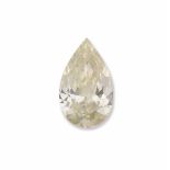 Unmonted pear-cut diamond weighing 6,88 carats. CISGEM report certificato gemmologico CISGEM n°