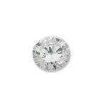 Unmonted brilliant-cut diamond weighing 7,11 carats. R.A.G report n° DR1108/16 Analisi gemmologica