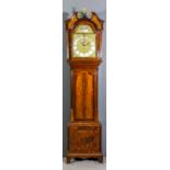 A early George III Scottish mahogany longcase clock by Robert Clidsdale of Edinburgh, the 14ins