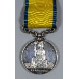 A Victoria Baltic Medal dated 1854 - 1855 to "Acting Second Master W.L. Suthley"
