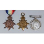 A pair of George V First World War medals comprising, 1914 Star and British War Medal to "Sapper