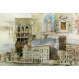 ***John Stanton Ward (1917-2007) - Watercolour - "Grand Canal, Venice", 12.25ins x 18.75ins,