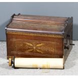 "The Musical Cabinetto" - An American walnut cased musical box, retailed by George Wright and Co,