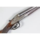 A very rare Austrian 12 bore side lock shotgun, Serial No. 3088, by The Austrian Guild of Gun