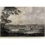 Benjamin Thomas Pouncy (?-1799) after Joseph Farington - Engraving - "North View of the City of