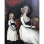 Mid 18th Century English School - Oil painting - Full length portrait of Rear Admiral Donald