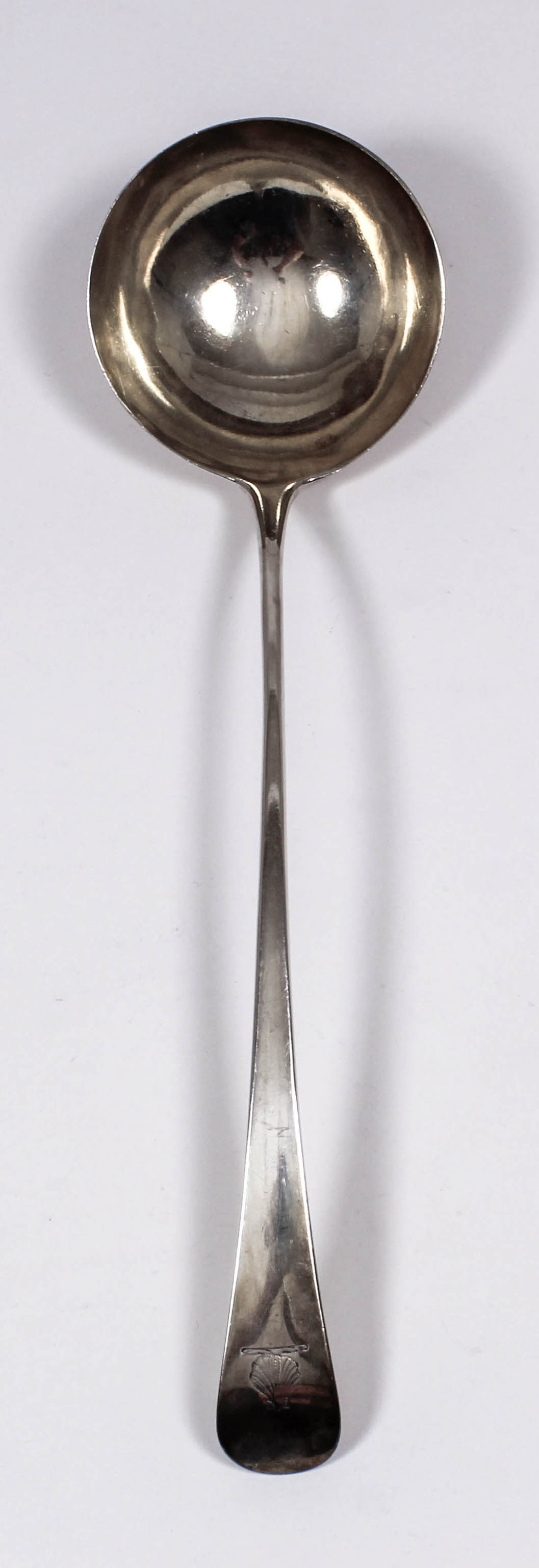 A George III silver Old English pattern soup ladle by Peter and William Bateman, London 1807 (weight