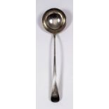 A George III silver Old English pattern soup ladle by Peter and William Bateman, London 1807 (weight