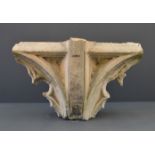 Principal Mullion Transom Head (Half 1860's Caen Stone and half 1930's Doulting Stone around 1428