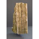 Principal Mullion (Caen Stone 1428) with large shear caused by iron tie bar), 940mm high x 305mm