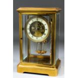 A late 19th Century French "Four Glass" mantel clock by Vincenti & Cie, No. 62069, retailed by J.W