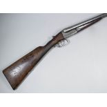 A 12 bore box lock ejector shotgun by C.H Weston of Brighton, Serial No. 4284, the 26ins blued steel