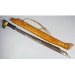 A good quality Native sword presented to the Third Sarawak Division by the Chief of Balala during