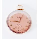 WALTHAM PREMIER COLONIAL, ROLLED GOLD CASED OPEN FACED POCKET WATCH, keyless movement, 17 jewel