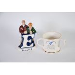 BESWICK 'WORTHINGTON E.' POTTERY ADVERTISING GROUP, 9 1/2" high and a GUINNESS 1983 LIMITED