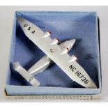 DINKY TOYS CIRCA 1938-40 BOXED DIE CAST PAN AMERICAN AIRWAYS CLIPPER III FLYING BOAT No 60W wing