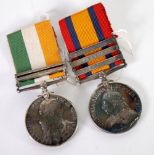 QUEENS SOUTH AFTRICA MEDAL, with three clasps viz Wittebergen, Transvaal and Cape Colony awarded