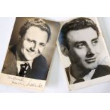 SPIKE MILLIGAN SIGNED BLACK AND WHITE BUST PORTRAIT PHOTOGRAPH postcard size, close-up image