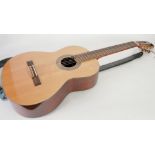 ASHTON MODERN SIX STRING ACOUSTIC GUITAR labelled designed in Australia Model CG300SNT made in China