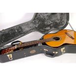 ASHTON MODERN SIX STRING ACOUSTIC GUITAR LABELLED designed in Australia model CG150 made in China