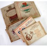 FOUR W.D. AND H.O. WILLS ALBUMS WITH STUCK IN CIGARETTE CARDS, viz; Radio Celebrities - 2nd