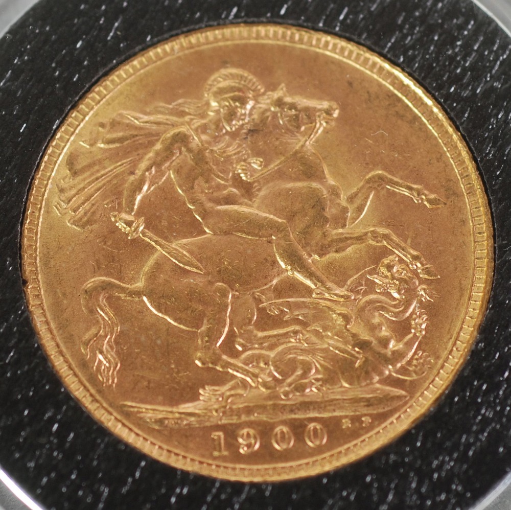 VICTORIA GOLD SOVEREIGN 1900. (V.F.)