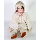 ARMAND MARSEILLE, GERMANY LARGE BISQUE SWIVEL HEADED DOLL, impressed Made in Germany - Armand