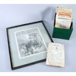 COLLECTION OF CIRCA 1933-1934 HORSE RACING CARDS/PROGRAMMES, approx 47 pieces with examples for