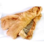 A FOX FUR LADY'S JACKET