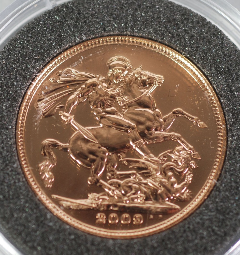 QUEEN ELIZABETH II GOLD SOVEREIGN 2009 (UNC) - Bild 2 aus 2