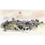 KYFFIN WILLIAMS THREE SIGNED LIMITED EDITION COLOUR PRINTS, each signed in pencil with initials KW