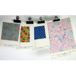 GEOFFREY GEORGE STUDIO 100 HAND PANTED ORIGINAL REPEAT SURFACE PATTERN DESIGNS Various designs