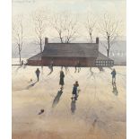 ROBERT LITTLEFORD WATERCOLOUR DRAWING 'The Old Boat House, Alexandra Park' Signed and dated (19)