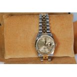 GENTS ROLEX OYSTER PERPETUAL DATEJUST OFFICIALLY CERTIFIED CHRONOMETER WRIST WATCH with automatic