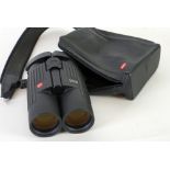 LEICA 12 x 50 BA BINOCULARS, No. 1097246, in case with shoulder strap