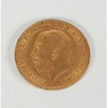 GEORGE V HALF SOVEREIGN 1914 (fine)