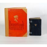 GERMAN, THIRD REICH COLLECTORS ALBUM ENTITLED 'Deutschland Erwacht' containing a full collection