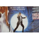 JAMES BOND 007 'THE LIVING DAYLIGHTS' starring Timothy Dalton, 1987, 30" x 40" (76.2cm x 101.6cm) (