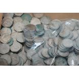 COLLECTION OF GEORGE VI SILVER COINAGE, varying conditions viz approx 84 one shilling pieces,