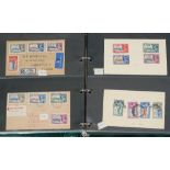 THE GREEN KESTREL COVER ALBUM housing a few Air Mail covers plus King George V Silver Jubilee issues