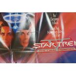 'STAR TREK' FOLDED FILM POSTER, 1989, 30" x 40" (76.2cm x 101.6cm)