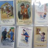 GOOD COLLECTION OF POSTCARDS, Louis Wain (17), Mabel Lucie Attwell (12), Fred Spurgin (66) and