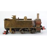 PART BUILT SIMPLEX 5" GAUGE 0-6-0 TANK LOCOMOTIVE with boiler, smoke box and side tanks, chassis