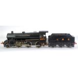 SCRATCH BUILT 3.5INCH GAUGE COAL FIRED LIVE STEAM 2-6-0 LOCOMOTIVE No. 2971, with six wheel tender