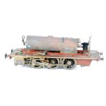 PART BUILT SIMPLEX 5" GAUGE 0-6-0 TANK LOCOMOTIVE with boiler, smoke box and chassis, 29 1/2" (75cm)