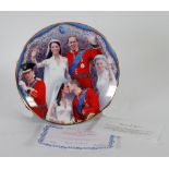 EIGHT MODERN SPODE COMMEMORATIVE CHINA PLATES, including 'The Papal Plate', 'The City of