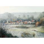 D FORD (modern) WATERCOLOUR DRAWINGS, THREE 'Daisy Nook, Oldham', and two others similar, Each